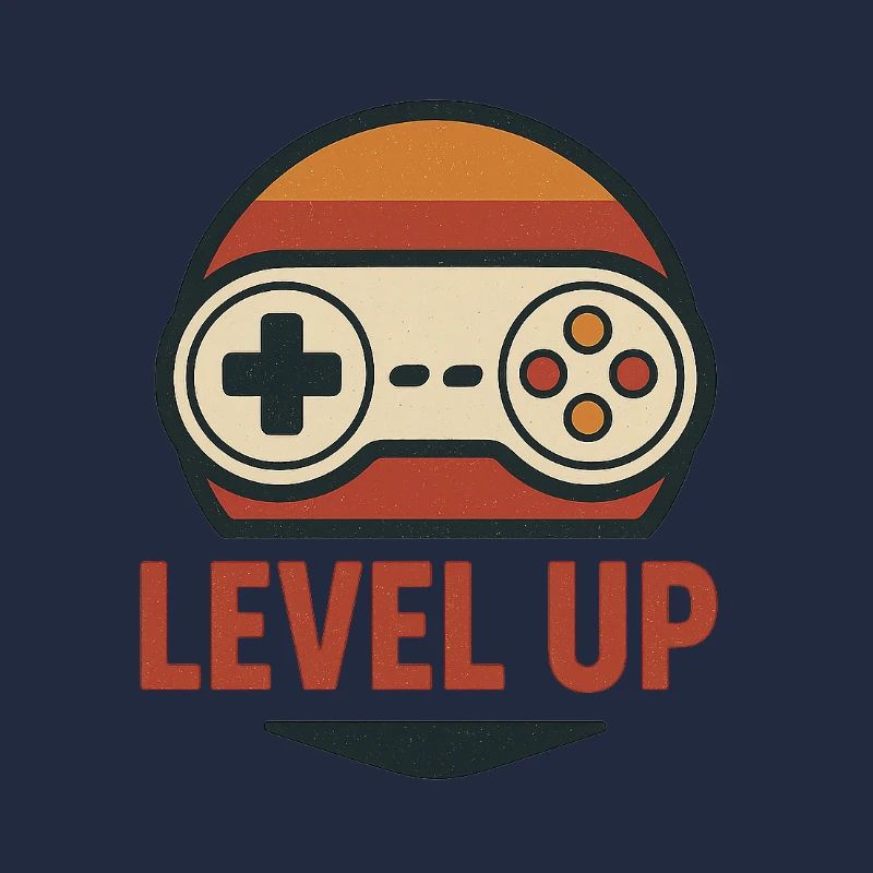 Level Up Retro Controller Grafik
