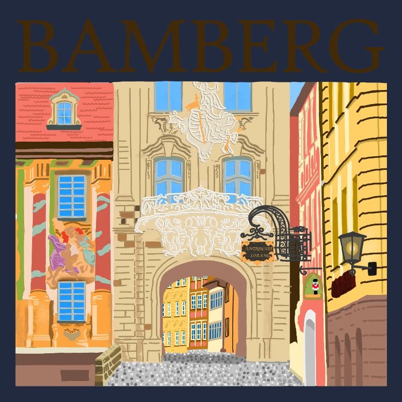 Bamberg, Bayern Handzeichnung