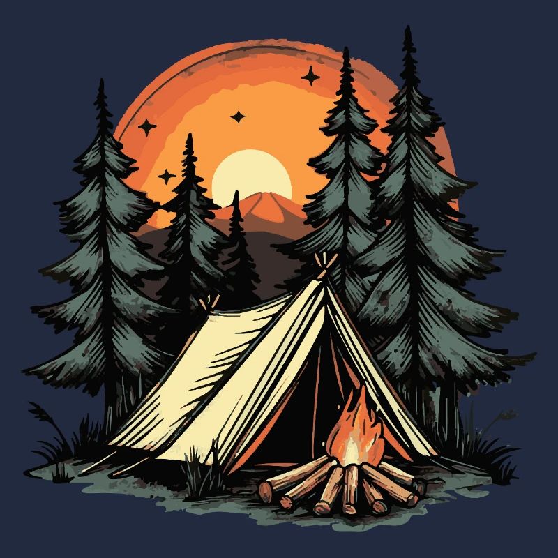 Camping Wald Zelt