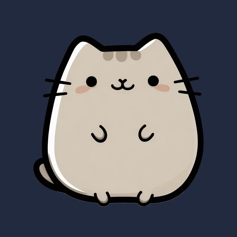 süße kleine Chibi-Katze