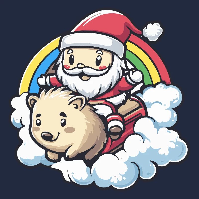 Igel Weihnachtsmann Weihnachten