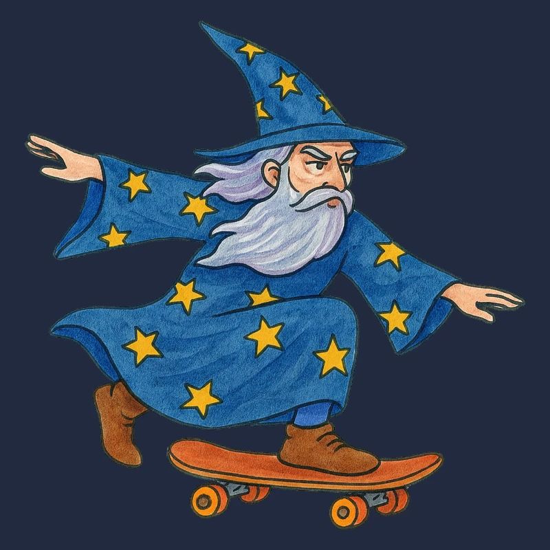 Starry Wizard Skateboard