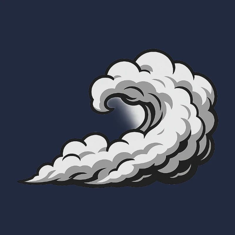 Swirl Cyclone Cloud Graphic