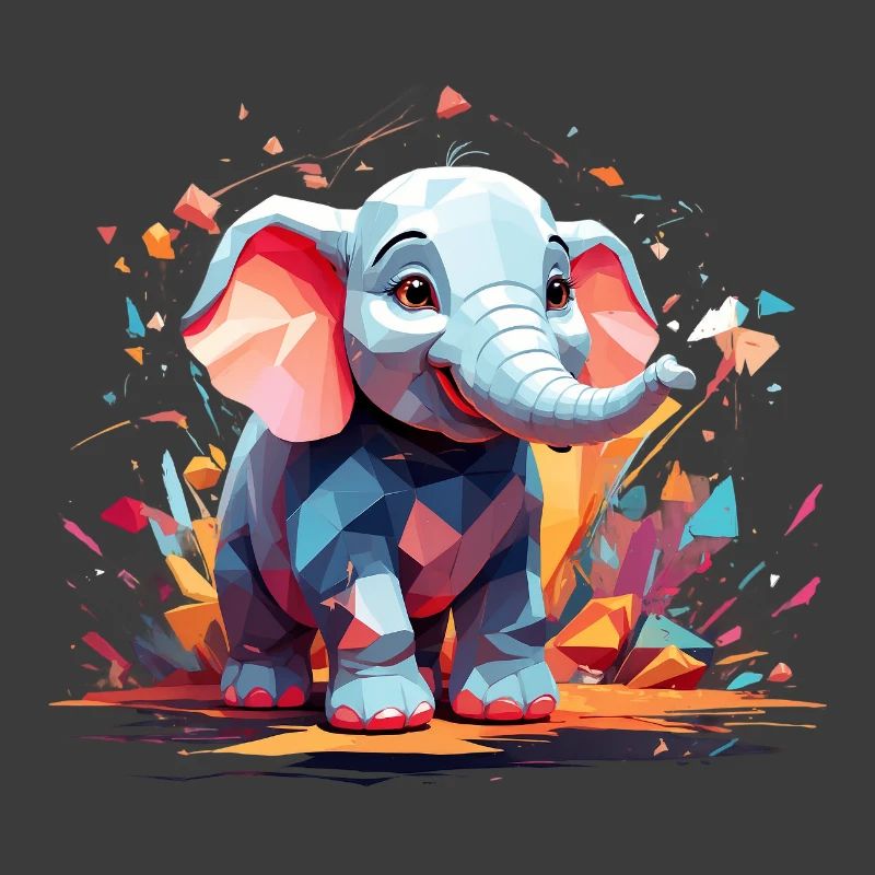 Elephant Color Explosion