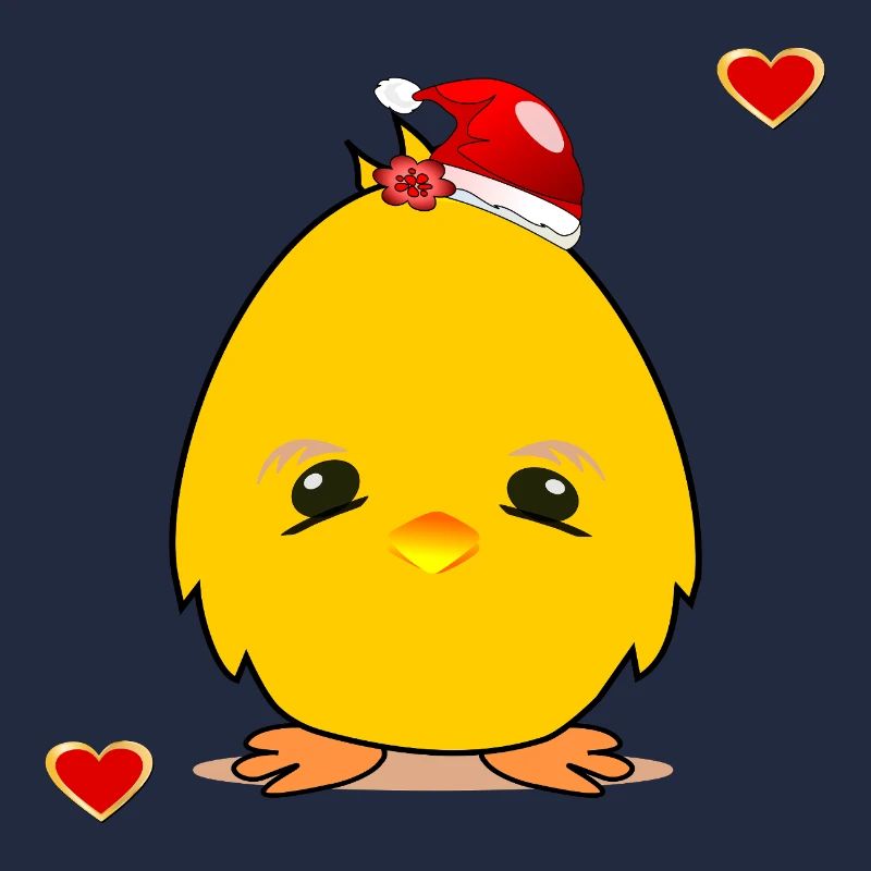 Weihnachtsküken Weihnachten Herz