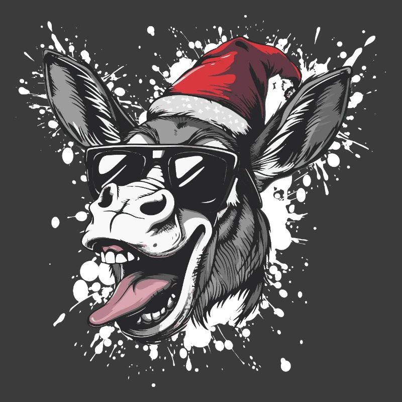 Âne Noël Drôle