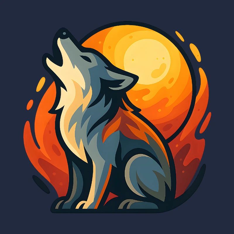 Wolf howling