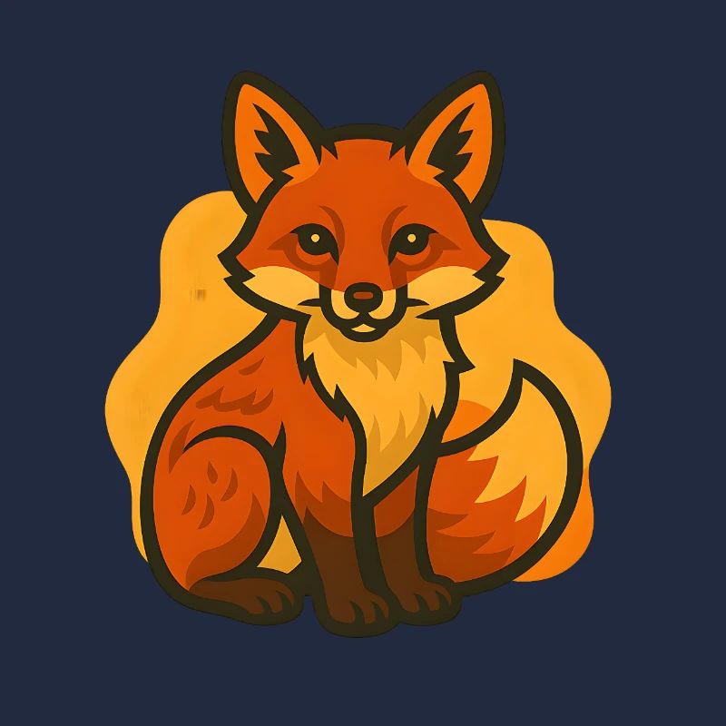 Fox Cub Illustration