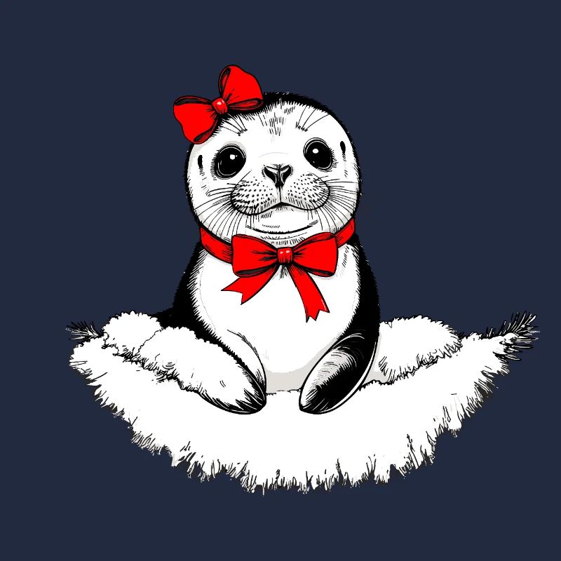 Phoque Bow-tiful – Édition de Noël