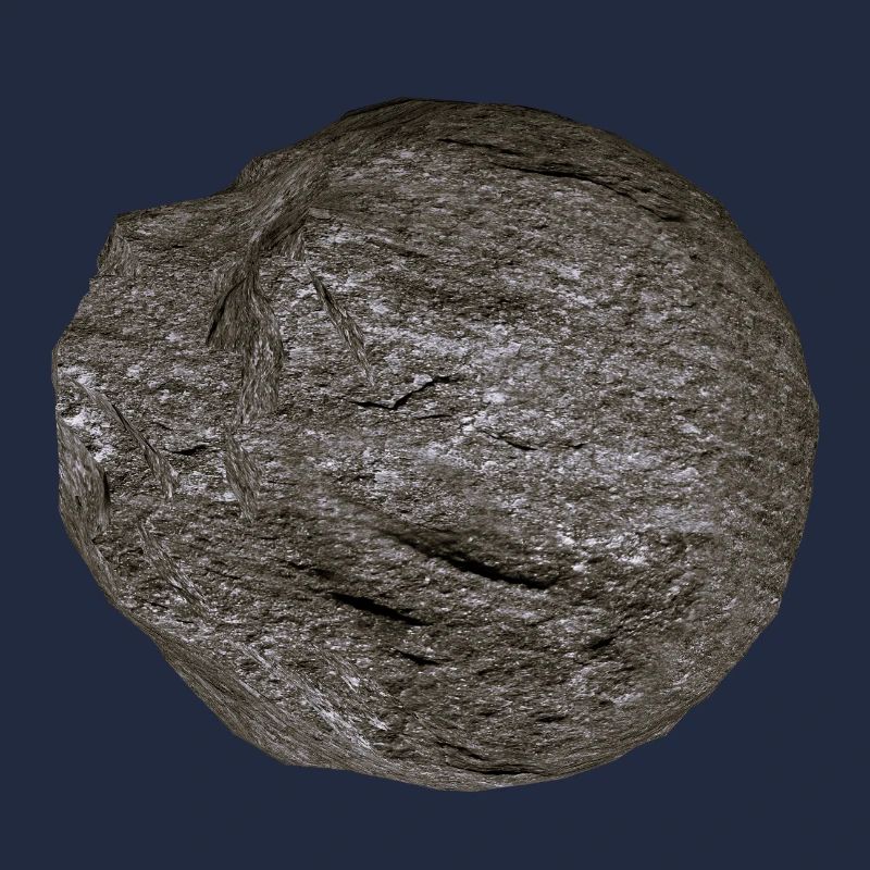 Texture de granit de boule de roche brute