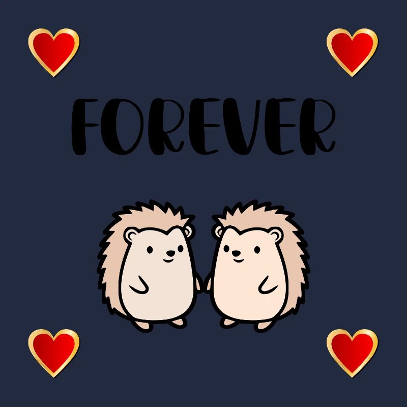 Hedgehog Love Forever