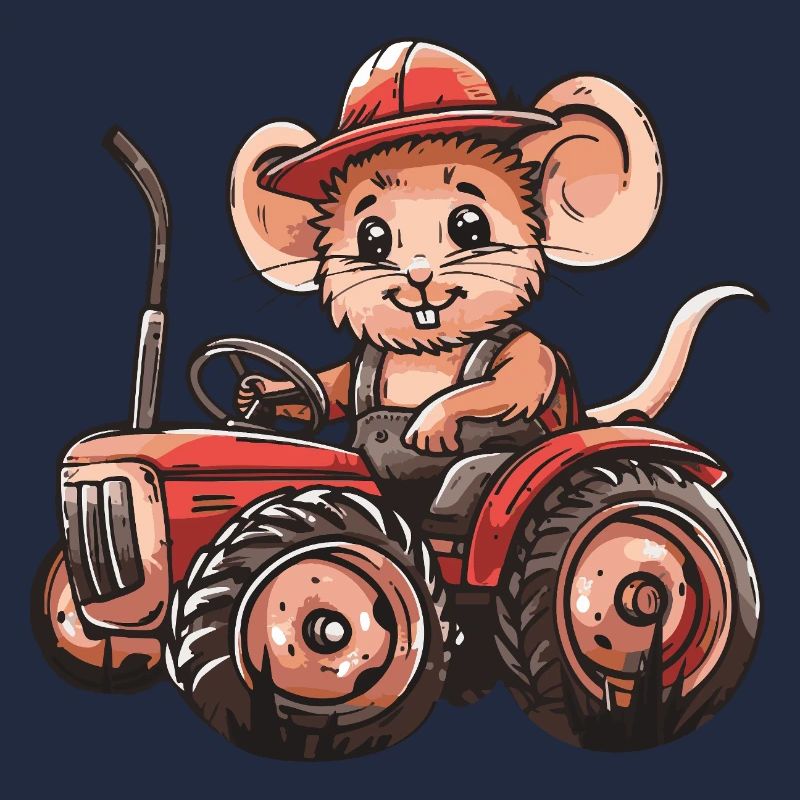 Mouse Tractor Farmer