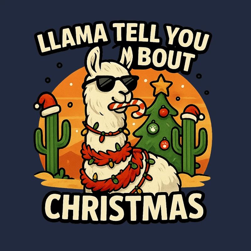 Llama Christmas Sass