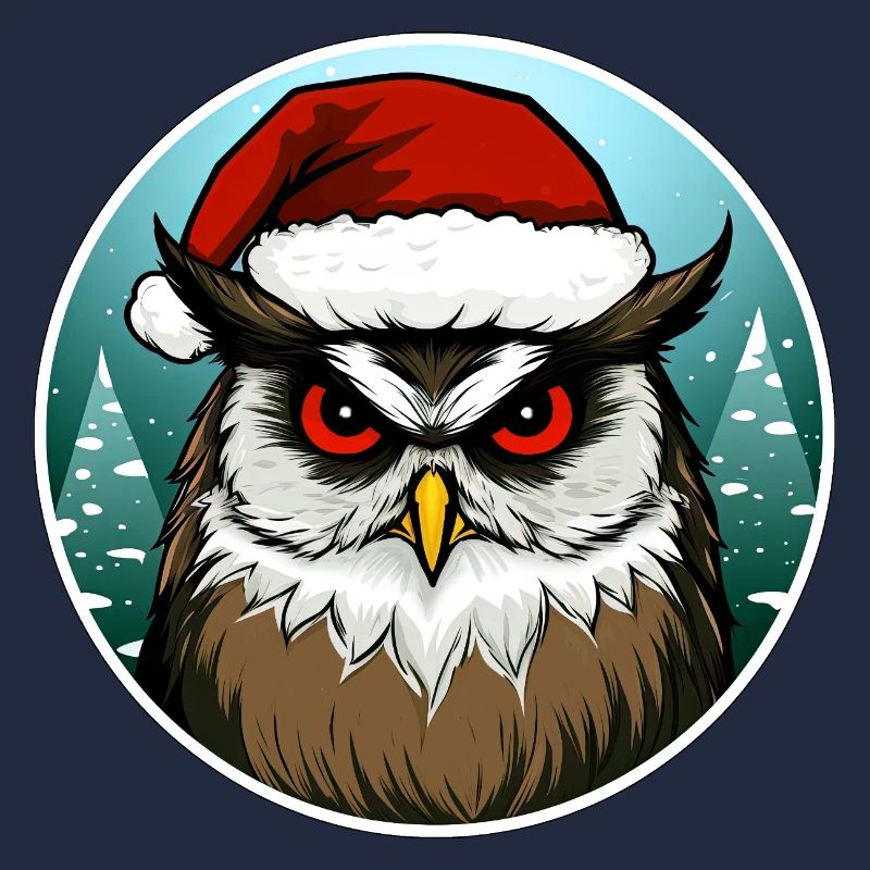 Weihnachten Eulen
