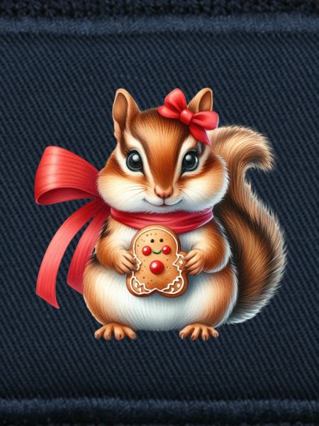 Ginger Squirrel with Cookie