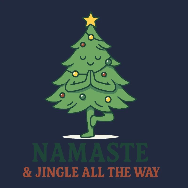 Namaste Festbaum Zen Stil