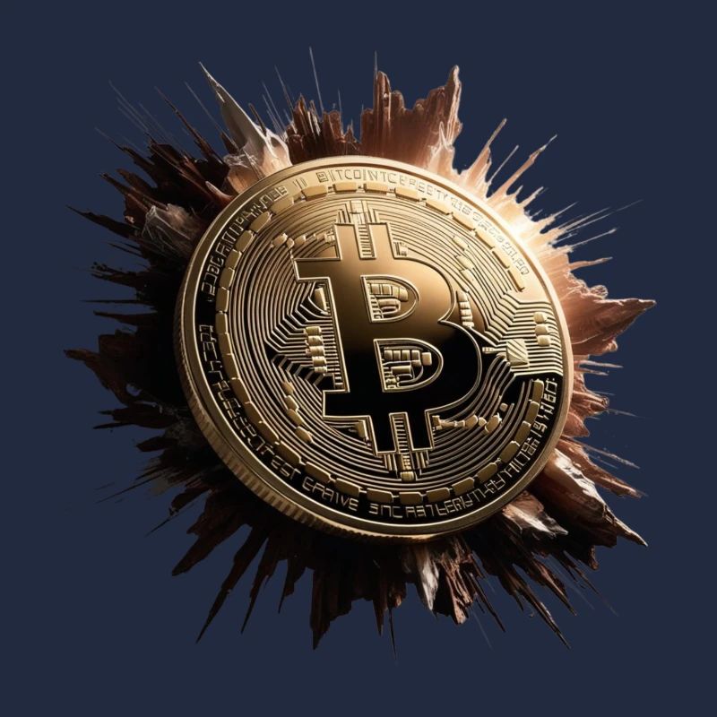 Bitcoin Münzkunst Explosion
