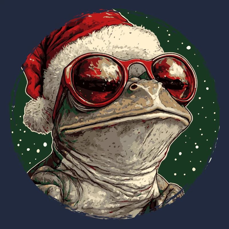 Frosch Santa Stil Sonnenbrille
