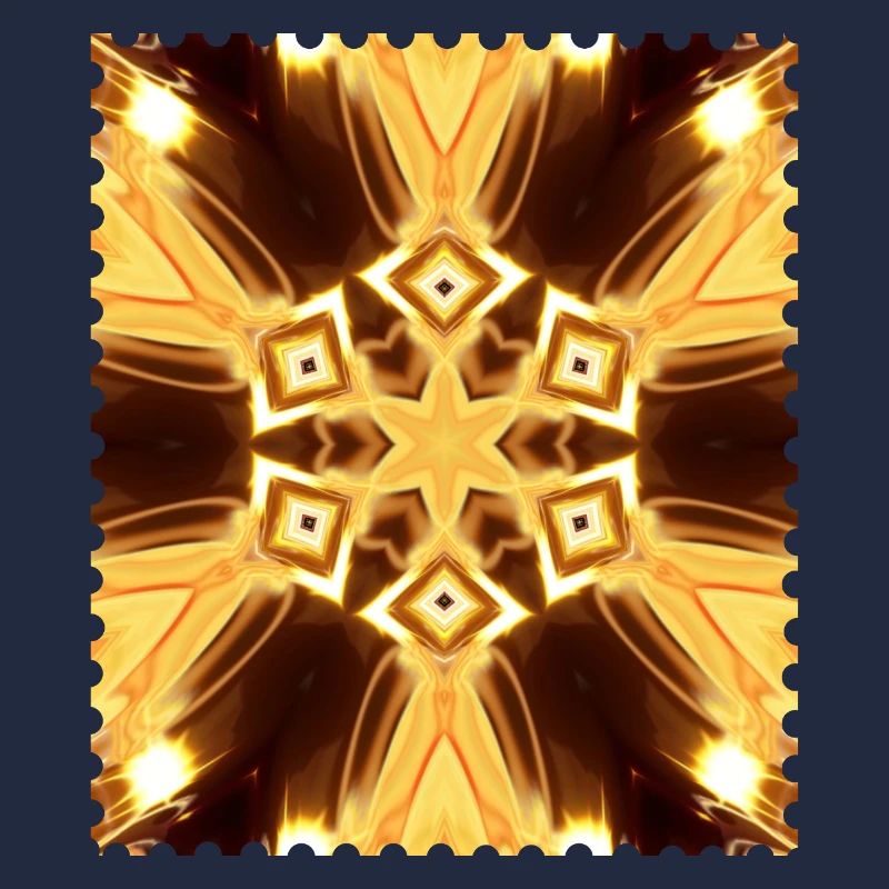 Feuerstern Mandala Kaleidoskop