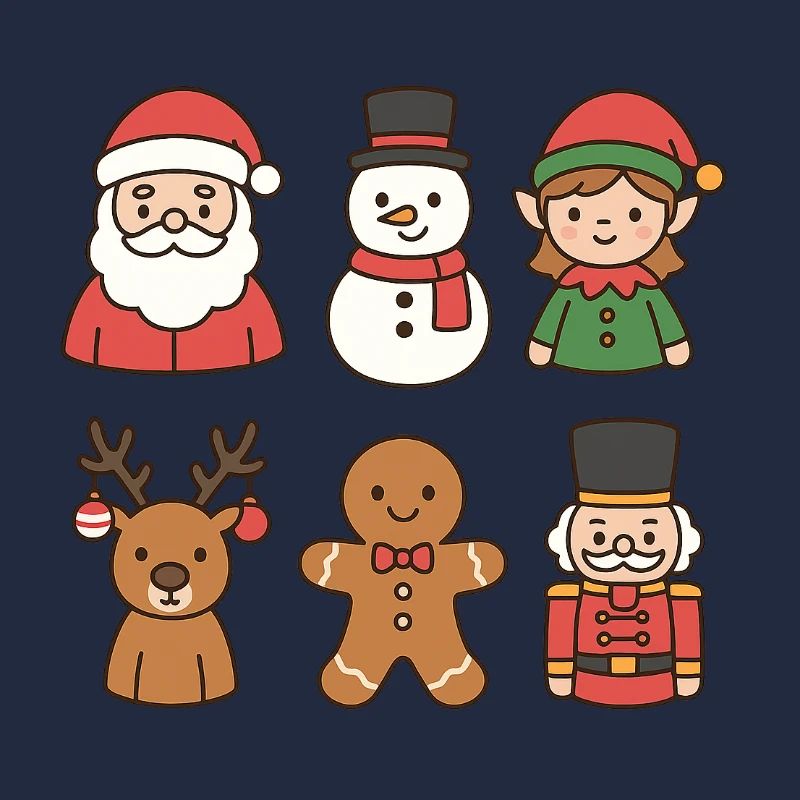 Verspielte Weihnachtscrew