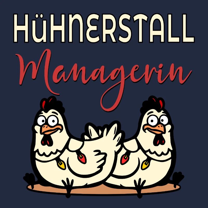 Weihnachten Hühner Hühnerstall Managerin