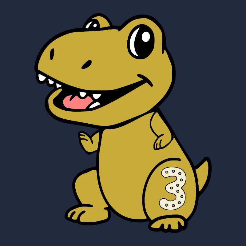 Cute Dinosaur - 3rd Birthday