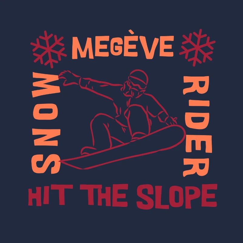 Megève Slopes Snowboard-Vibes