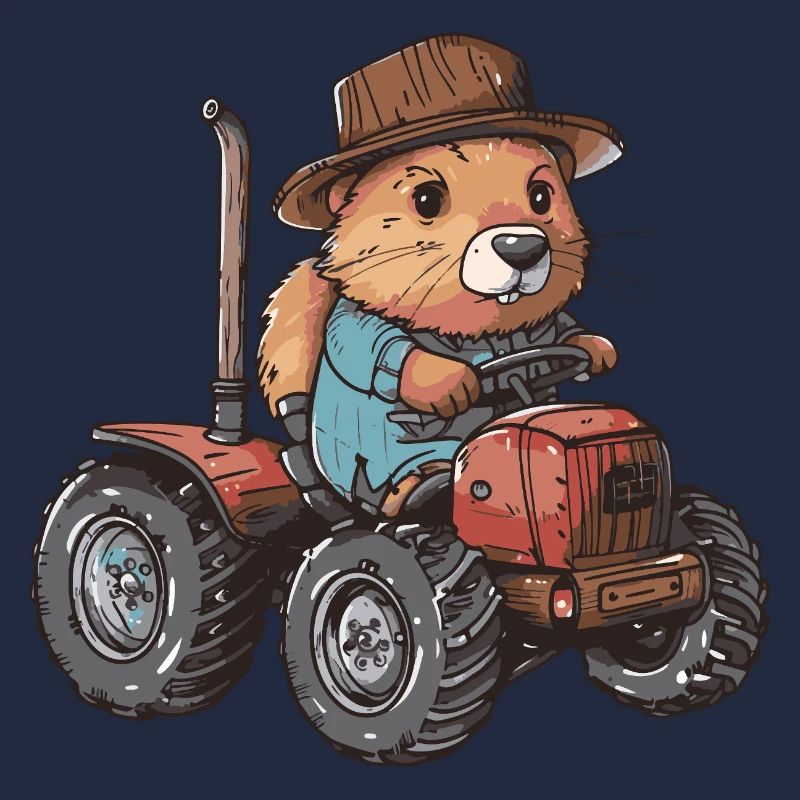 Beaver Tractor Farmer
