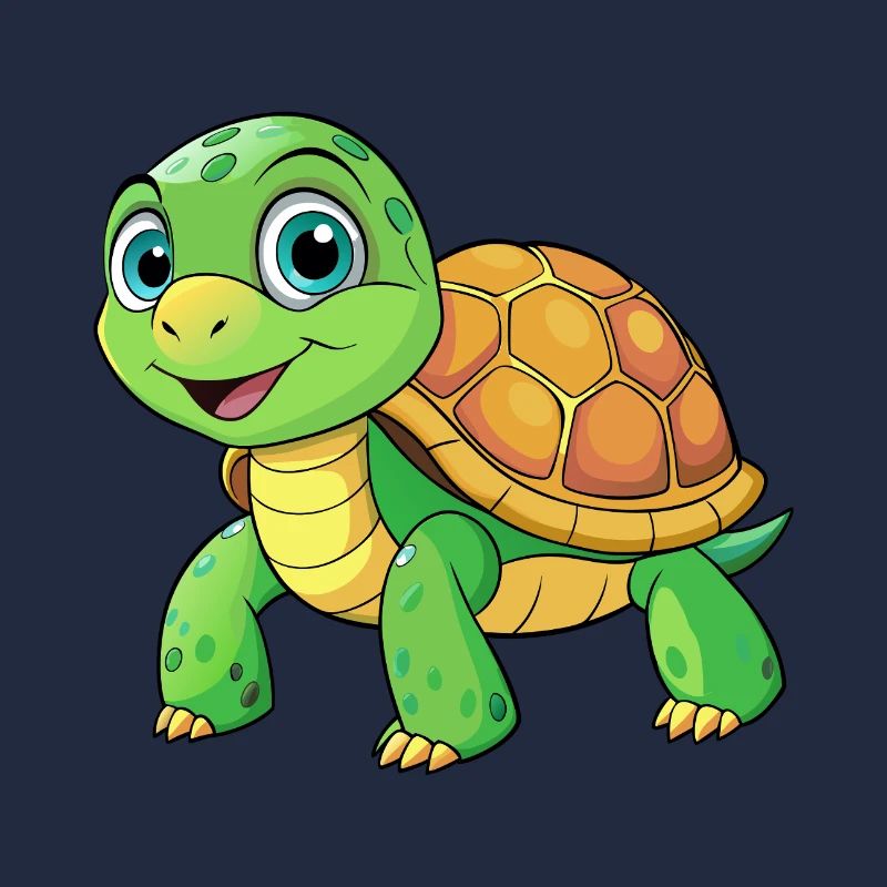 Cartoon-Schildkröte