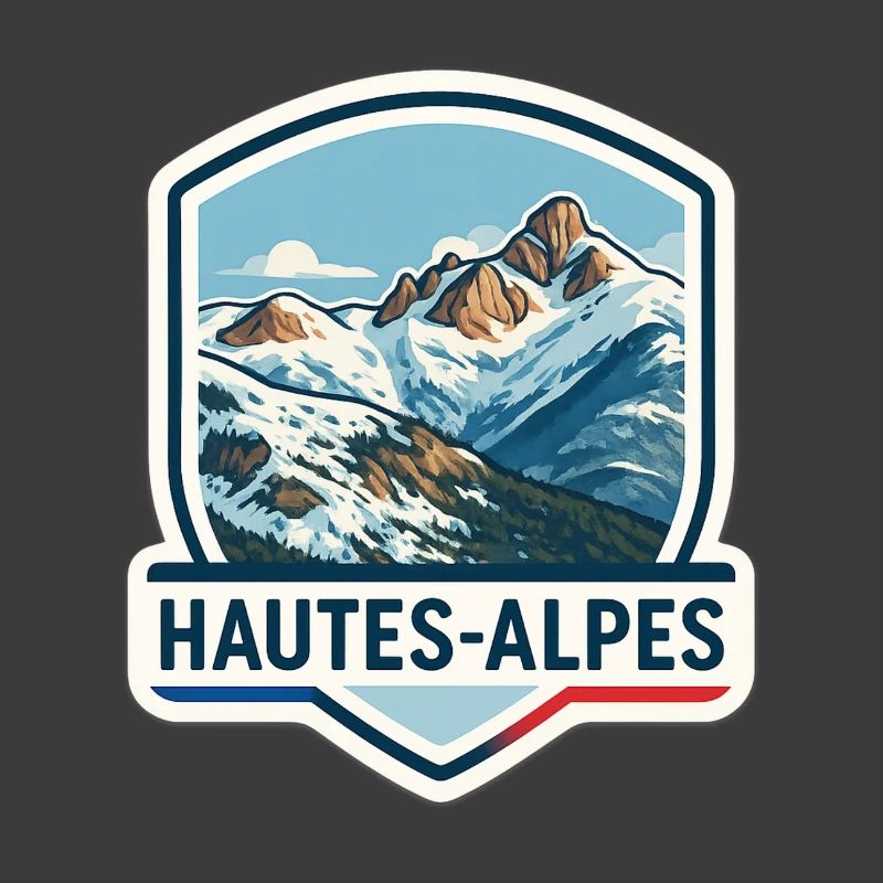 Blauer Alpen-Schild