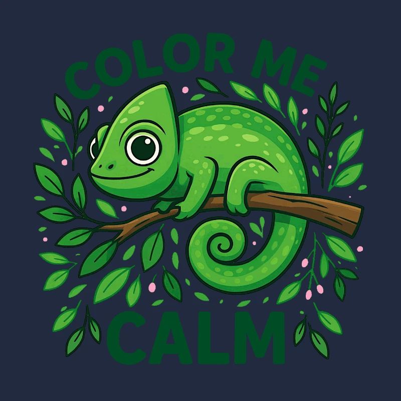 A calm chameleon
