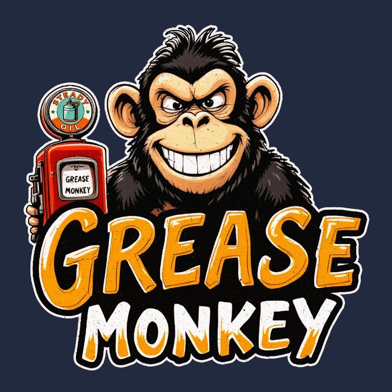GreaseMonkey Grinning Mechanic