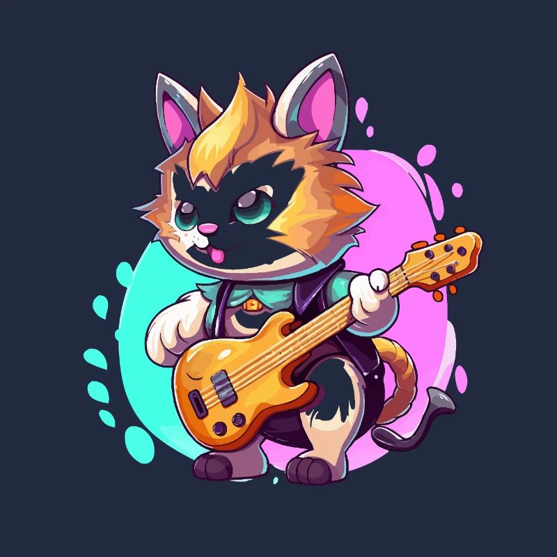 Patchwork-Esel im Doodle-Stil