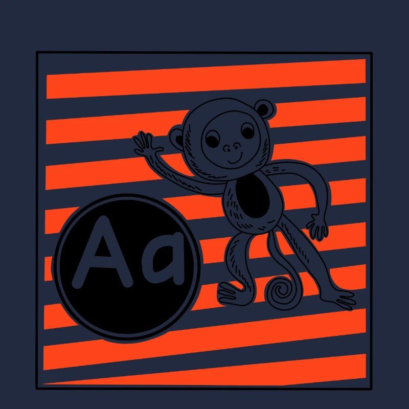 A for Monkey Learning Letters in Primary School