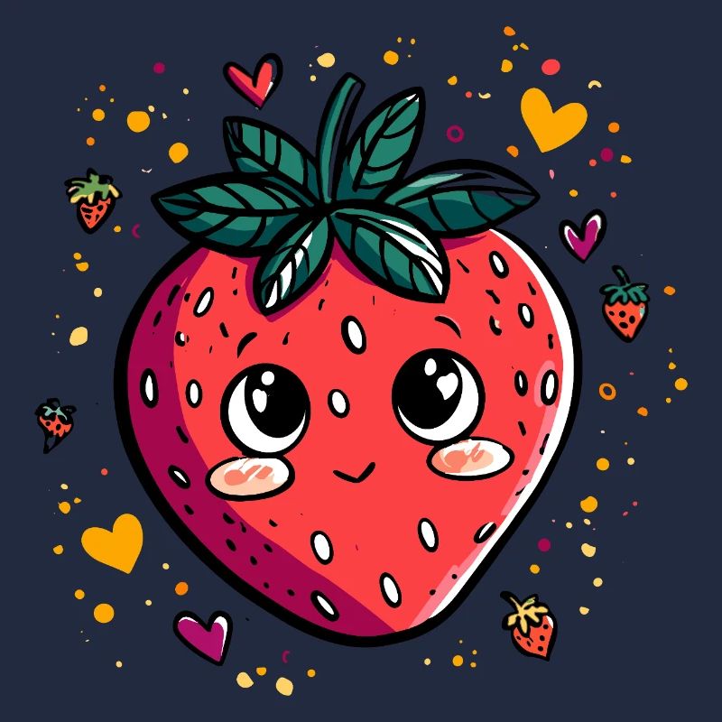 Kawaii Erdbeere