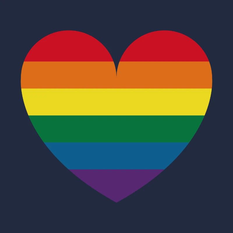 Rainbow heart