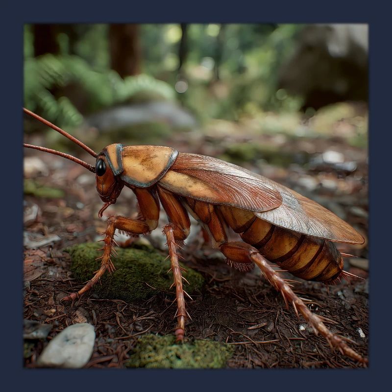 Realistic Cockroach – Macro Insect Design
