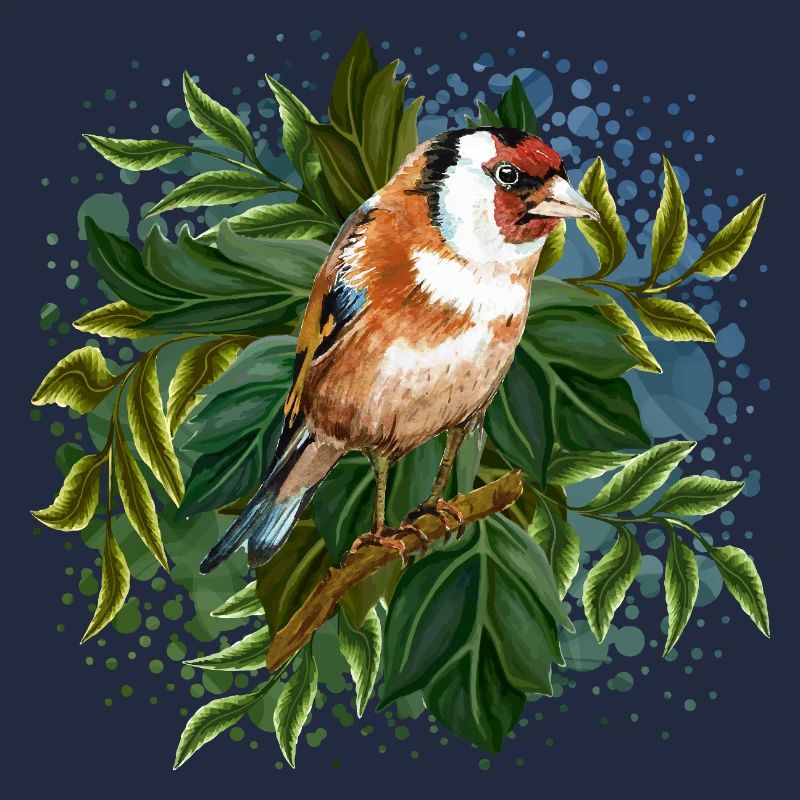Bunter Vogel