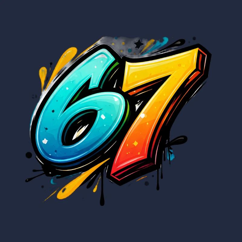 Explosion de couleurs Graffiti 67