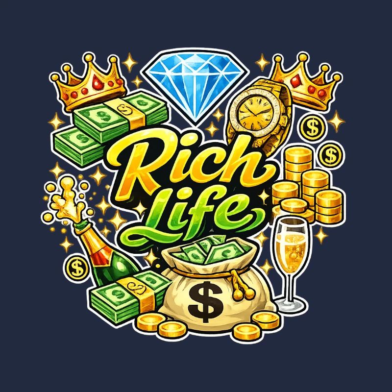 Rich Life Sparkle and Diamonds