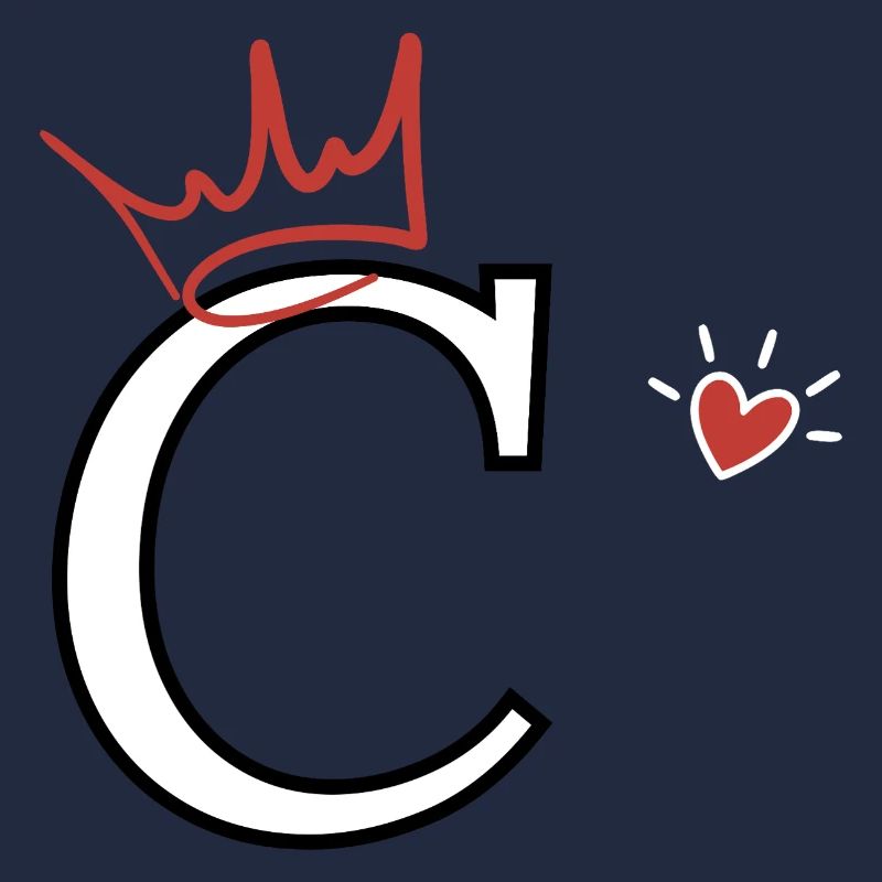 Buchstabe c Kronenherz