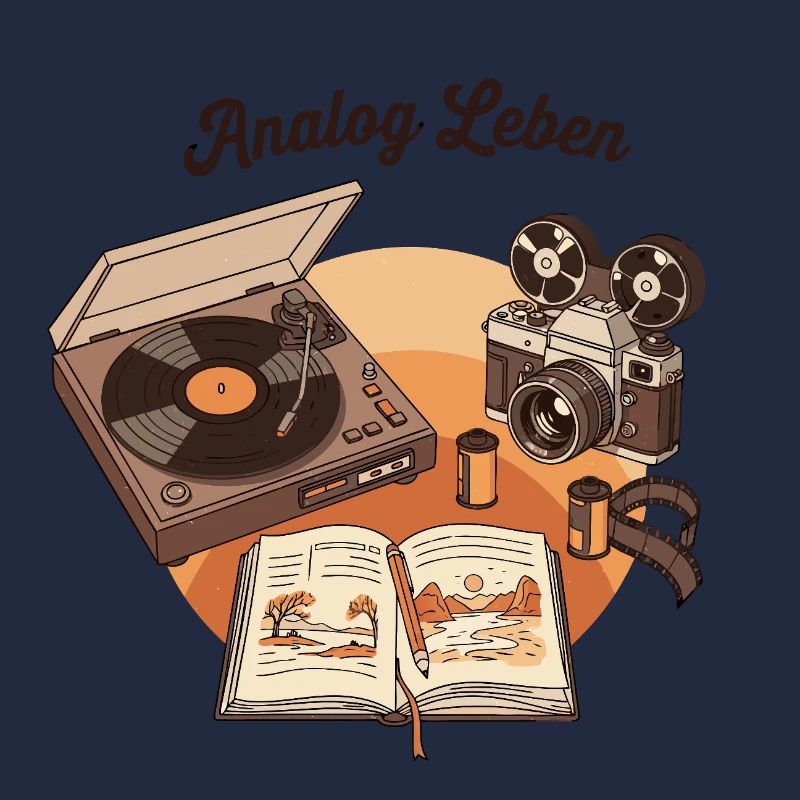 Analog Leben Retro Technik & Natur