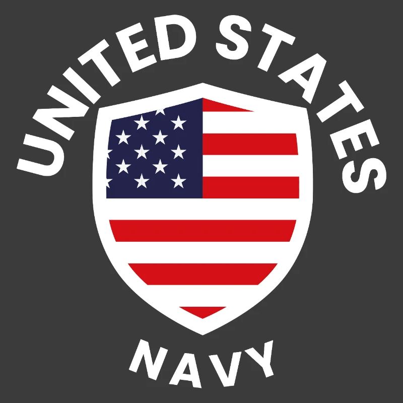 U.S. Flag Shield Navy