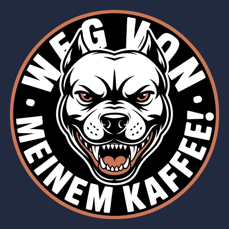 Wütender Hund Kaffee Logo