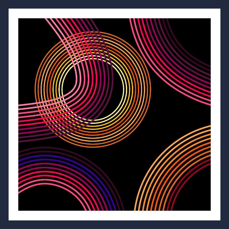 Neon Swirl