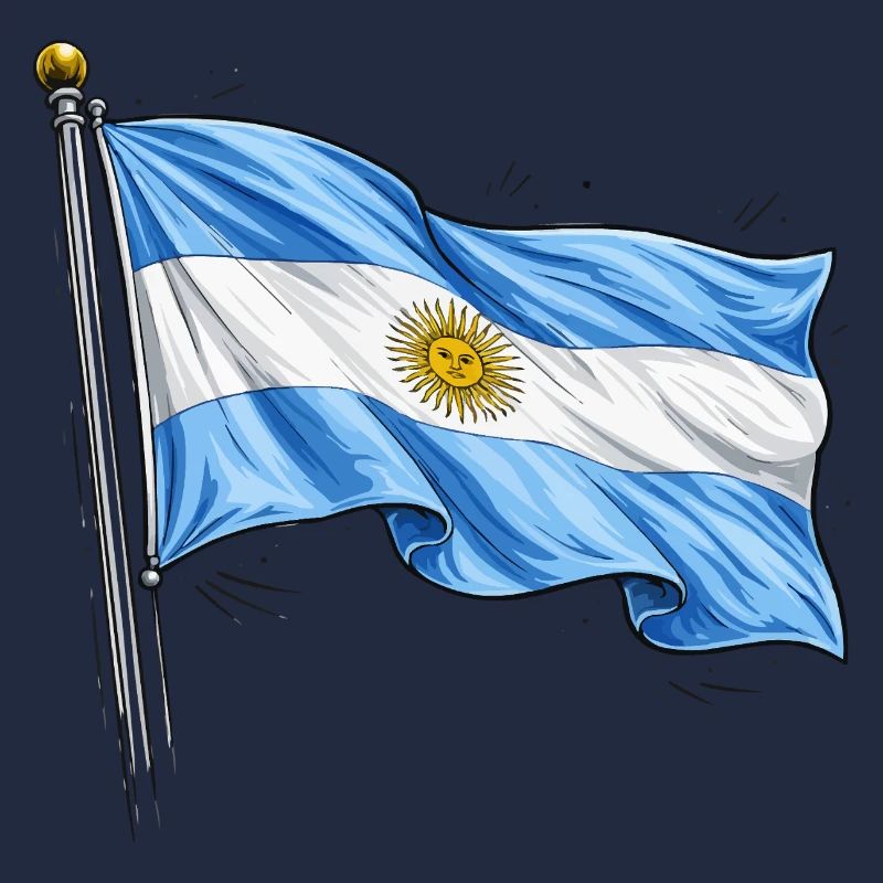 Drapeau de l’Argentine