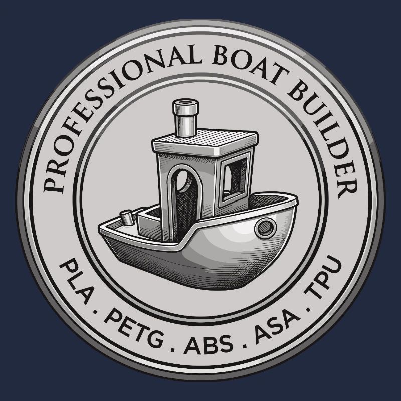 Professional Boat Builder – 3D Printing Emblem