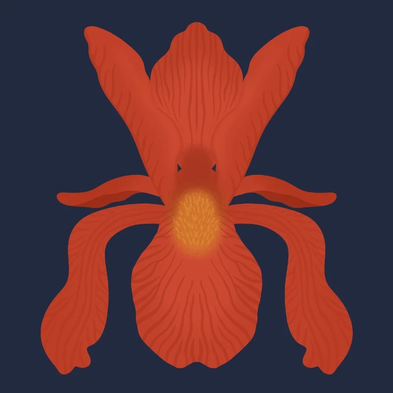 Flamme d’Iris Cramoisi