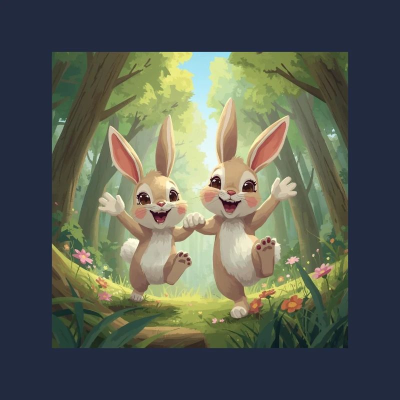 Hoppelhelden im Wald