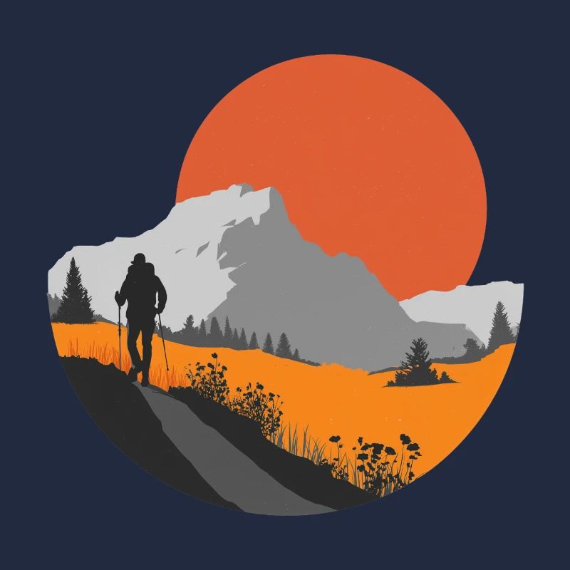 Mountain hike, hiker gift idea